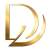 MARCA D_ÁGUA LOGO SÍMBOLO DOURADO